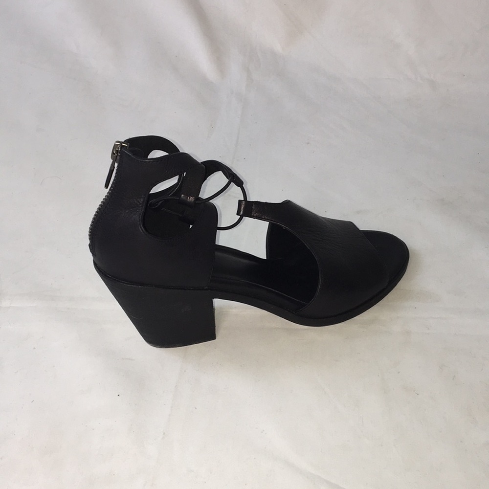 EILEEN FISHER Lou Block Heel Sandal Shoes Zip Back - Picture 11 of 12